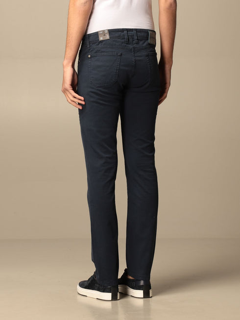 Pantalone Uomo cinque tasche con bottone Blu JECKERSON- Francavilla Moda